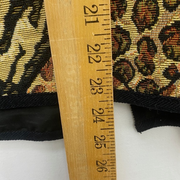 New Direction Womens Medium Large Jacket Button Front Multi Animal Print Brown - Picture 8 of 8